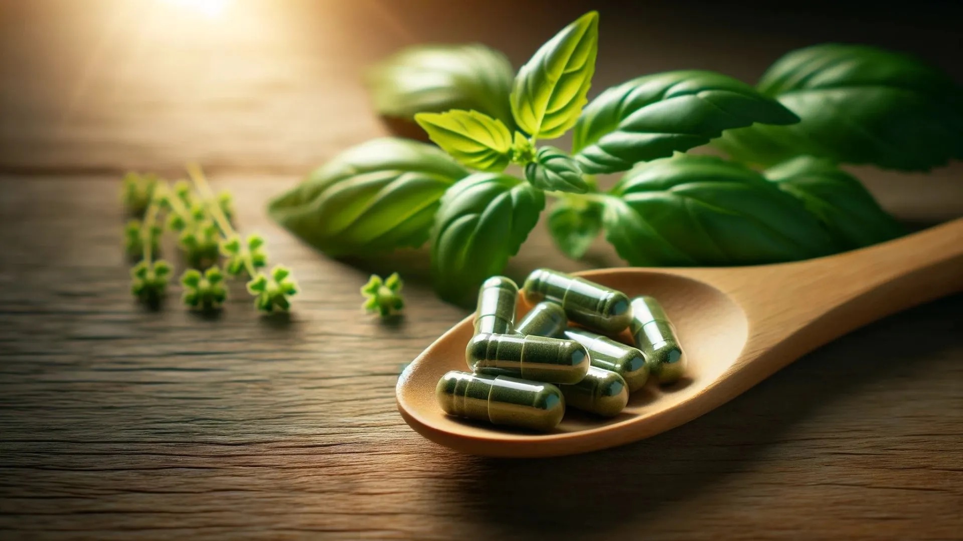 Functional medicine supplements including holy basil